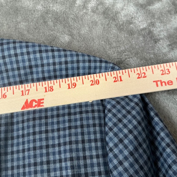 CHAPS Mens Blazer Jacket Blue Plaid Check Sport Coat Blazer Size 48R - Picture 11 of 11